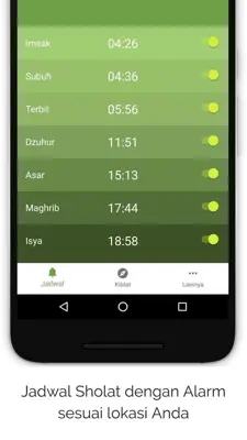 Sholat android App screenshot 2